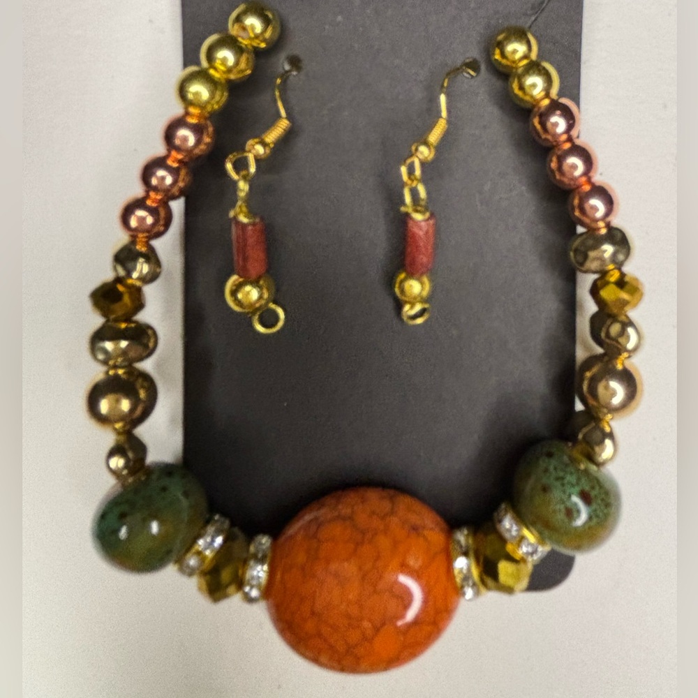 🍁Fall Bracelet and earrings set🍁